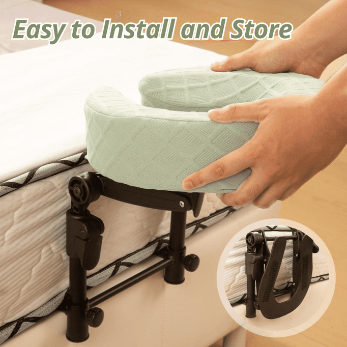 Sliding the headrest base under the mattress